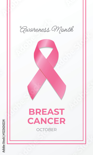 Breast cancer instagram stories template