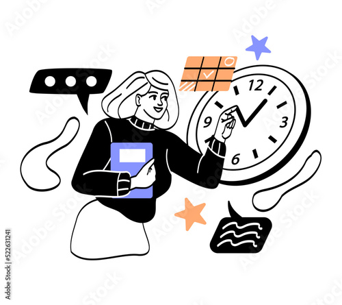 Employee performance concept