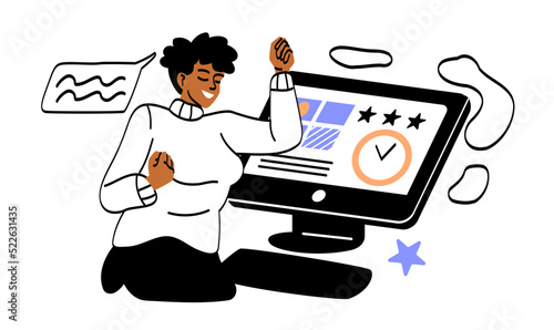 Employee performance concept