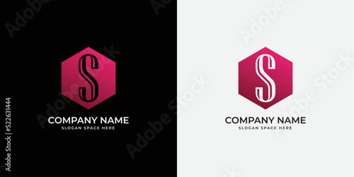 Letter S gradient Logo Design Icon Vector Symbol template