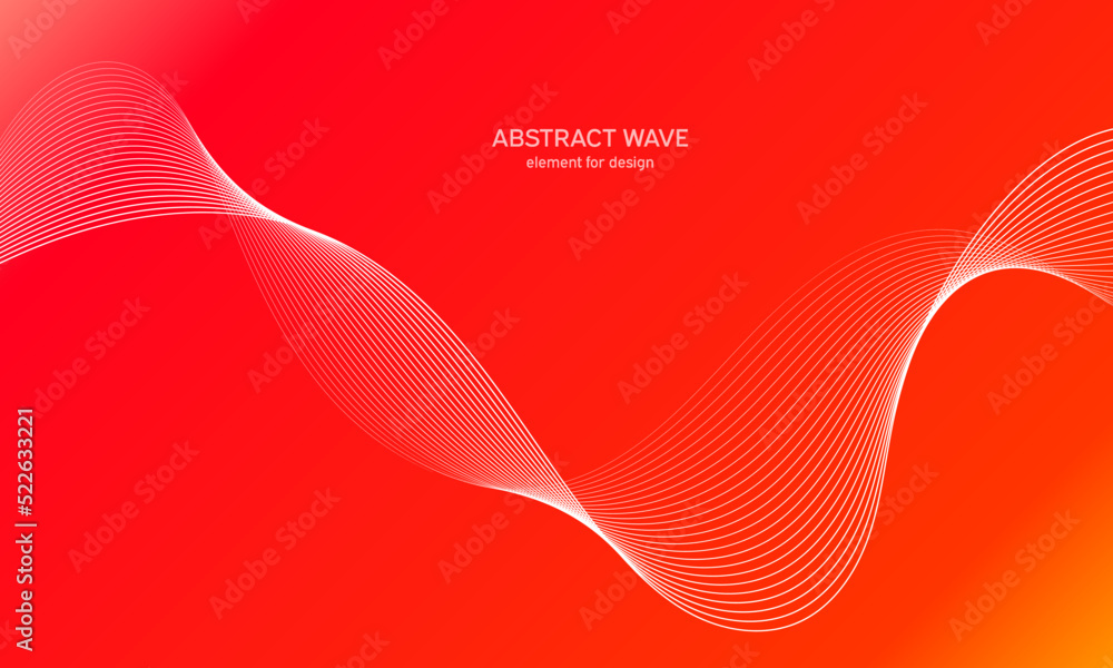 Abstract wave element for design. Digital frequency track equalizer. Stylized line art background. Colorful shiny wave with lines created using blend tool. Curved wavy line, smooth stripe Vector Abstract wave element for design. Digital frequency track equalizer. Stylized line art background. Colorful shiny wave with lines created using blend tool. Curved wavy line, smooth stripe Vector