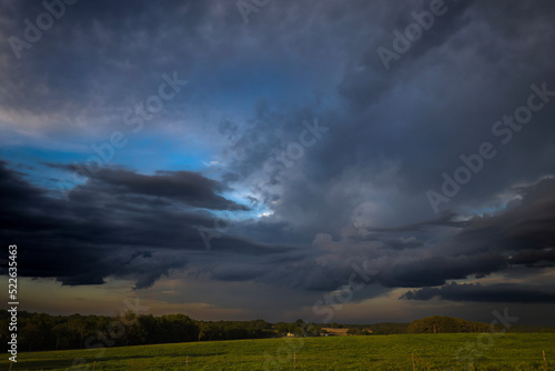 storm clouds sunset