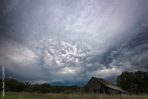 Cloudy Barn