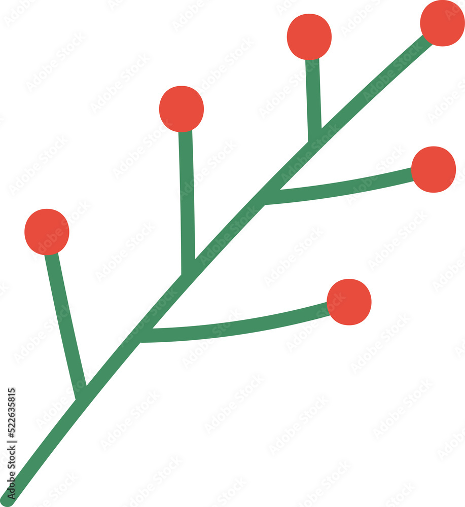 Decorative Branch Illustration Decorative Branch Illustration