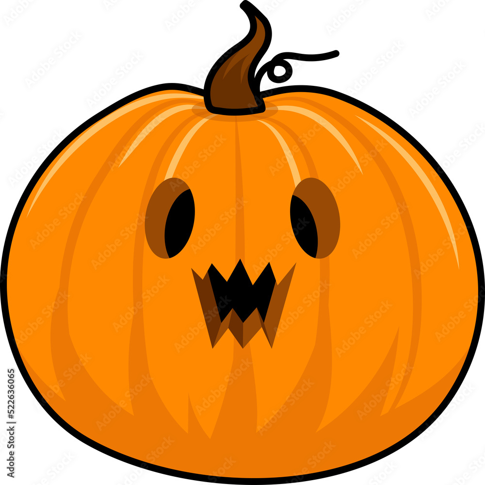 Pumpkin for Halloween Decorative Element Pumpkin for Halloween Decorative Element