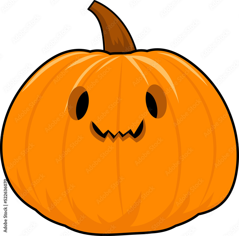 Pumpkin for Halloween Decorative Element Pumpkin for Halloween Decorative Element