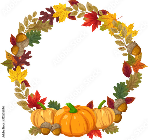 Autumn Frames for Thanksgiving Decorative Element
