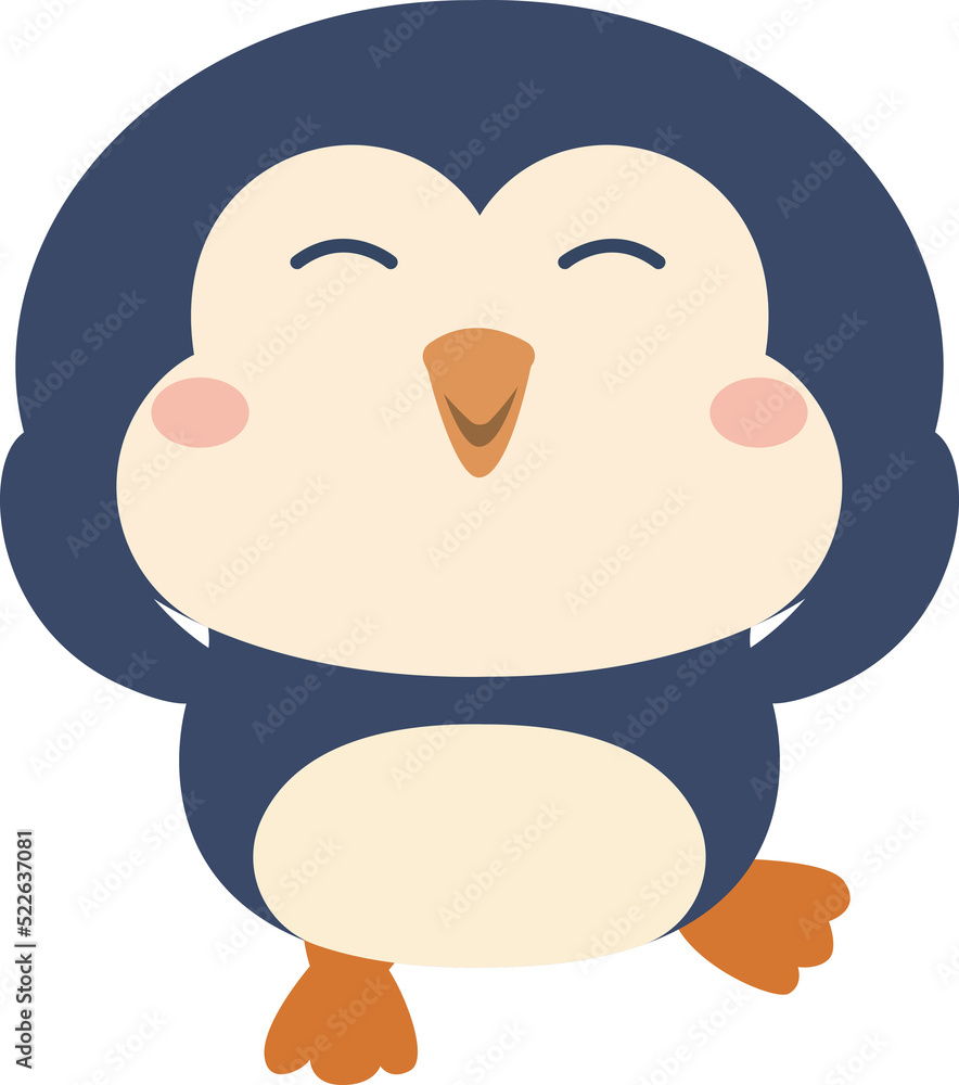 Fototapeta premium Cartoon penguin illustration