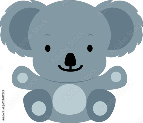 Canvas Print Cartoon koala illustration