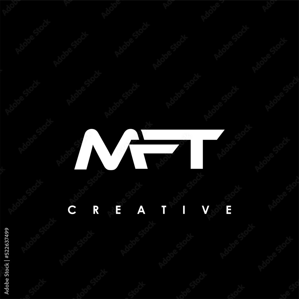MFT Letter Initial Logo Design Template Vector Illustration
