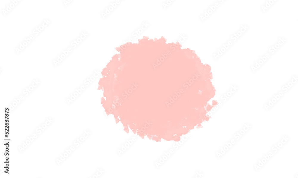 peach brush abstract