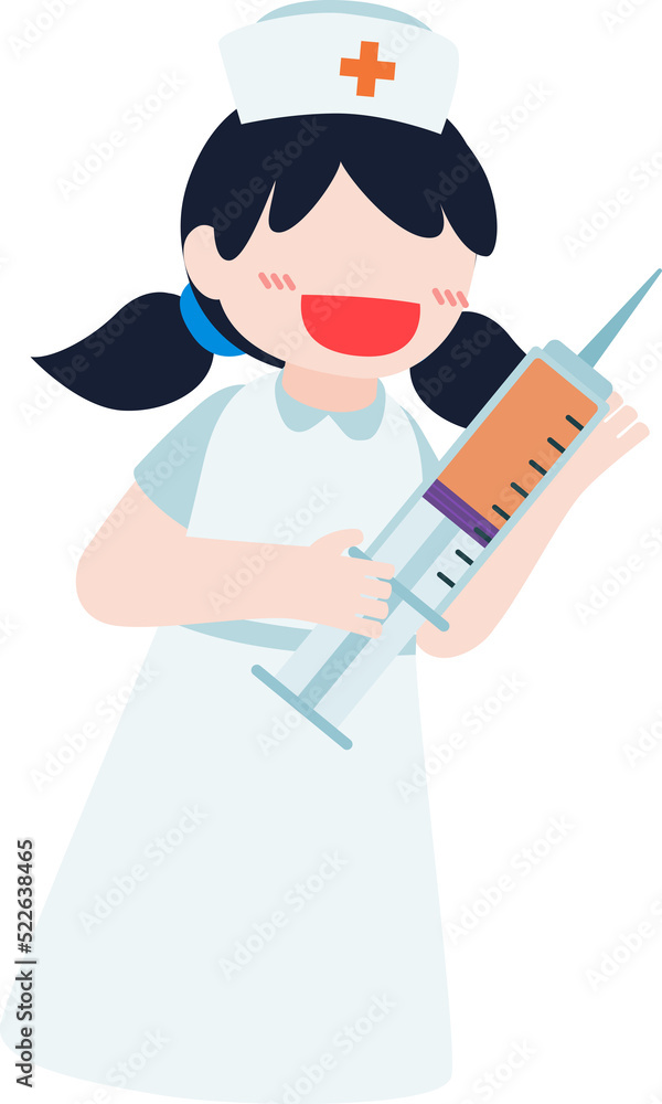 Nurse character illustration Nurse character illustration