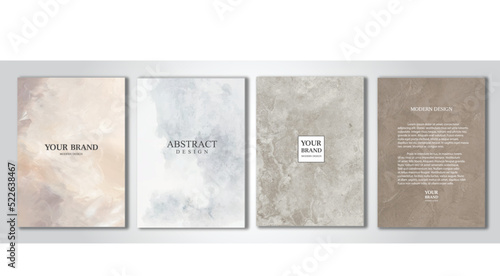 Elegant marble texture set. Vector background collection with black, brown, red line pattern for cover, invitation template, wedding card, menu design, note book-01
