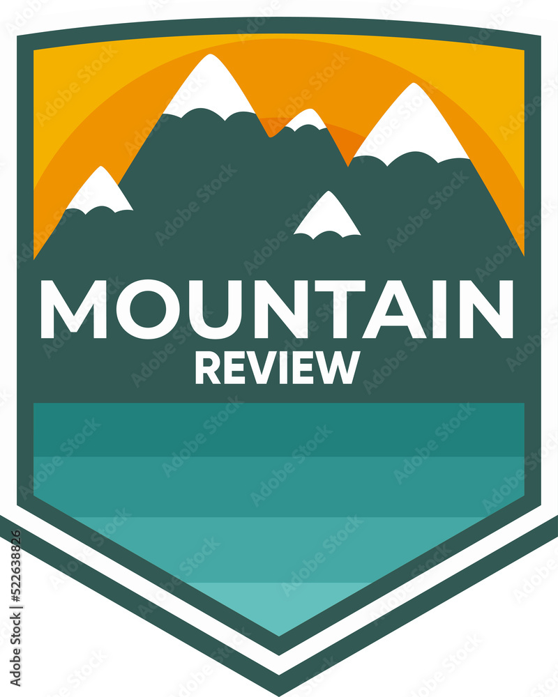 Mountain logo and badge Mountain logo and badge