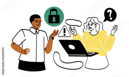 Cybersecurity and Spyware development concept