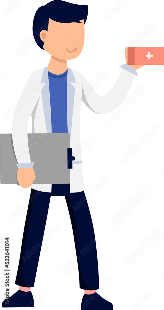 Doctor character illustration Doctor character illustration