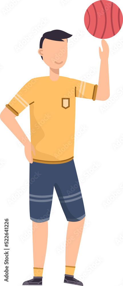 Basketball player character Basketball player character