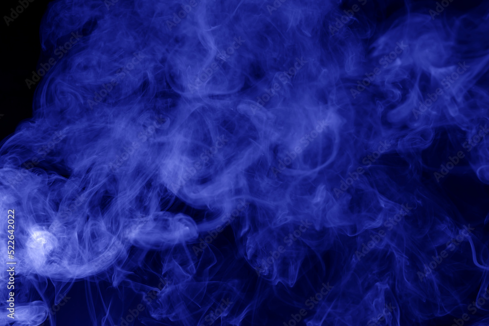 blue smoke background