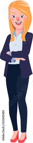 Businesswoman character