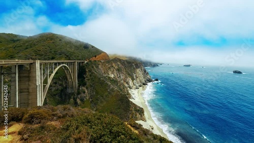 Big Sur sea coast Bridge