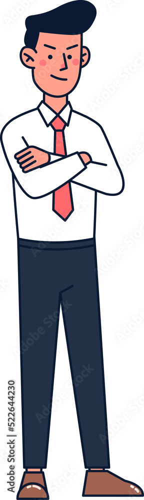Business officer character Business officer character