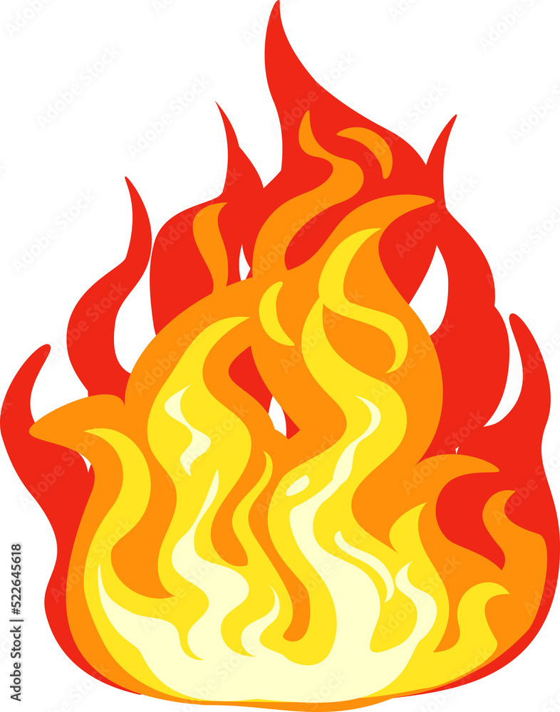 Fire illustration Fire illustration