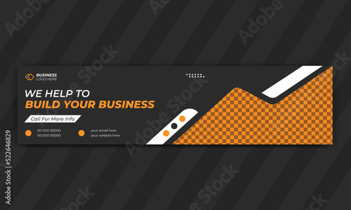 Sample linkedin banner or social media cover template design,