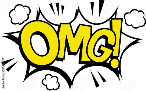 omg comic text
