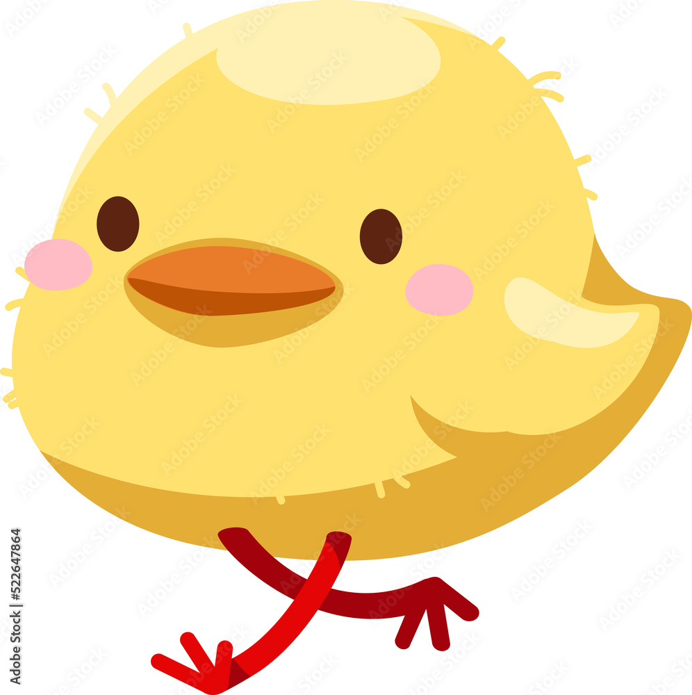 Obraz premium chick cute cartoon