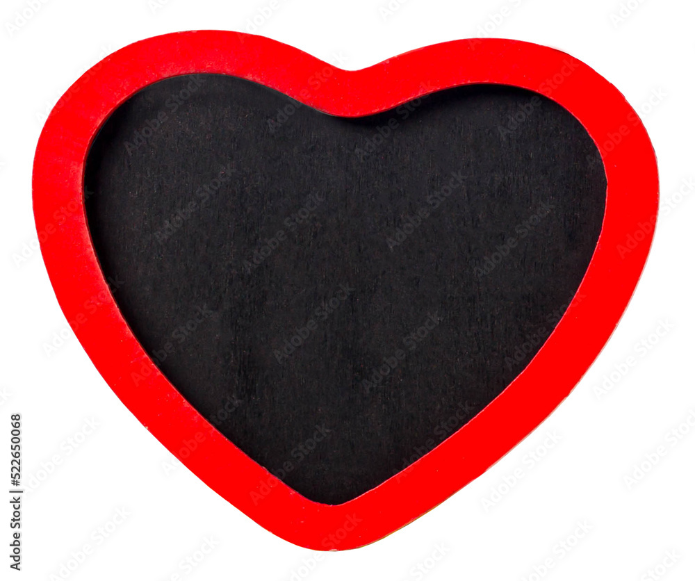Empty chalkboard texture in heart shape. Double frame from Blackboard ...
