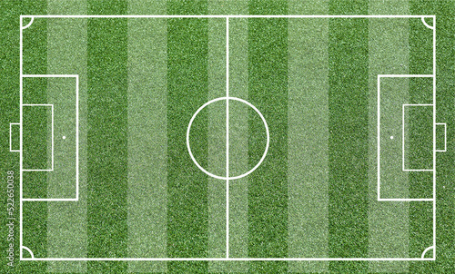 a soccer field. Football field or soccer field background. Green court for create game. world cup