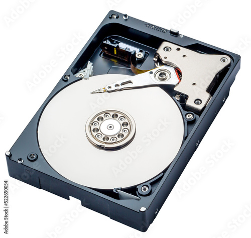 Fényképezés Hard disk drive and open cover