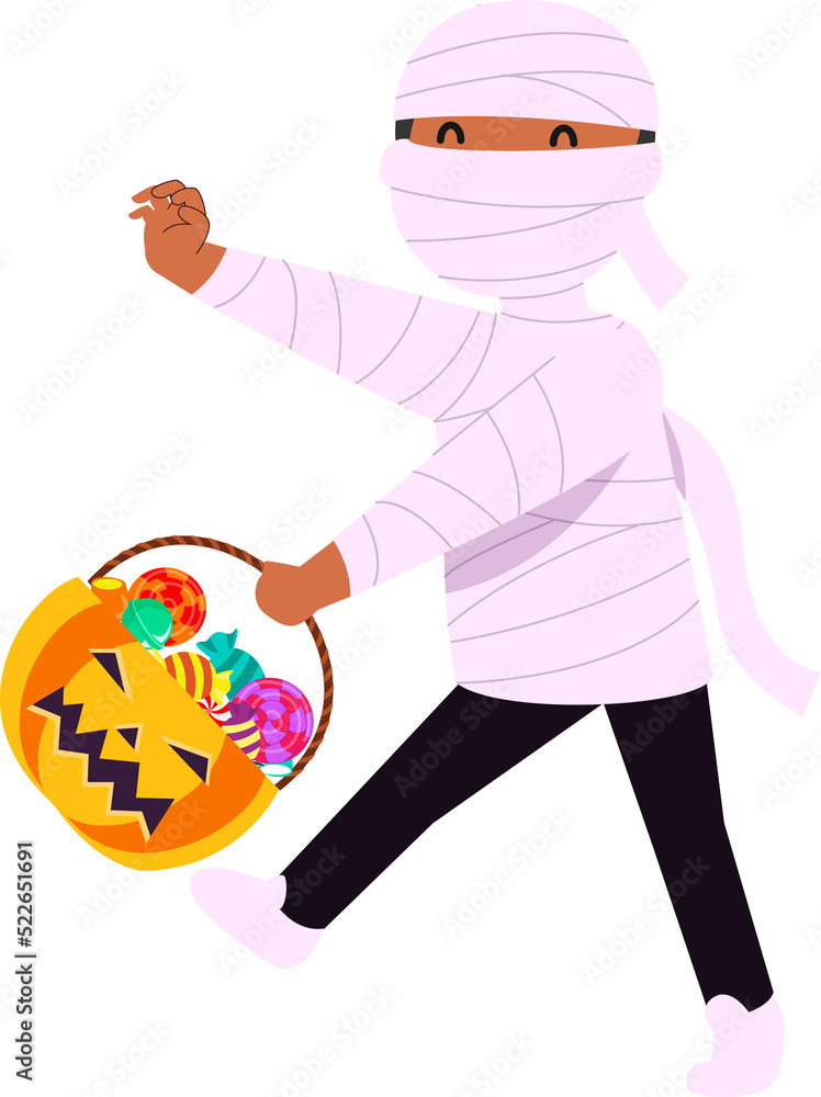 Fototapeta premium People Wear Halloween Costume