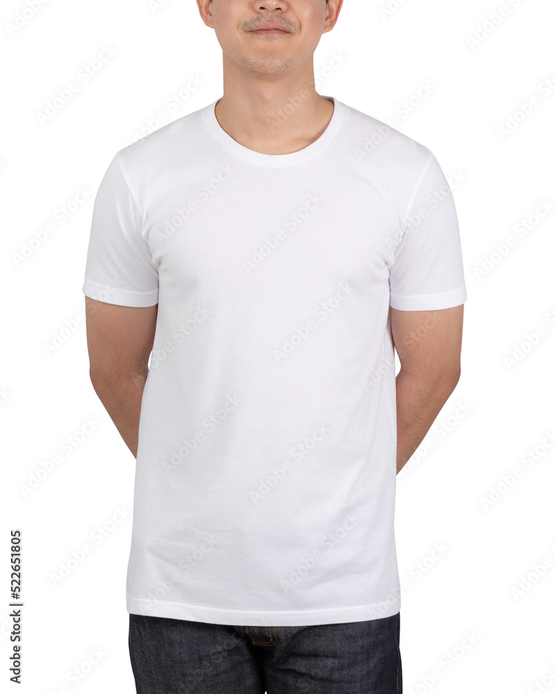 Young man in T shirt mockup, Template for your design. Young man in T shirt mockup, Template for your design.