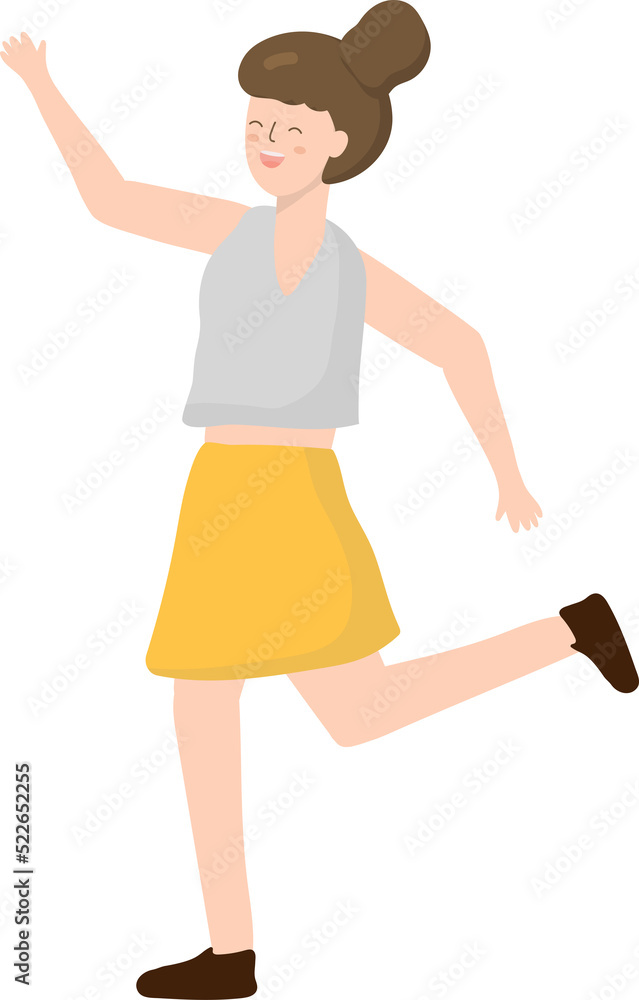 People dancing in party illustration People dancing in party illustration