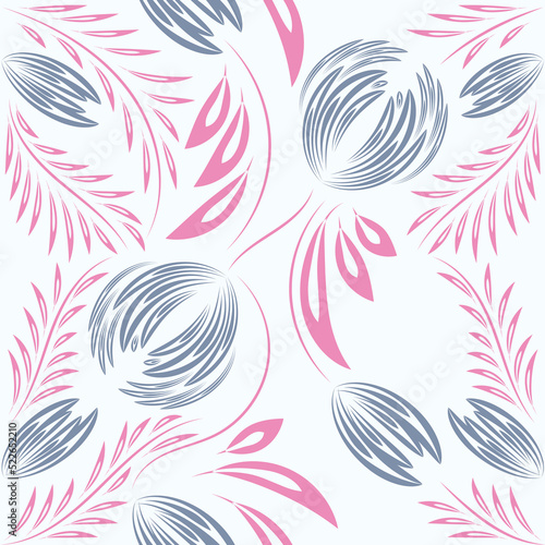 Folk flowers print Floral pattern Ethnic art