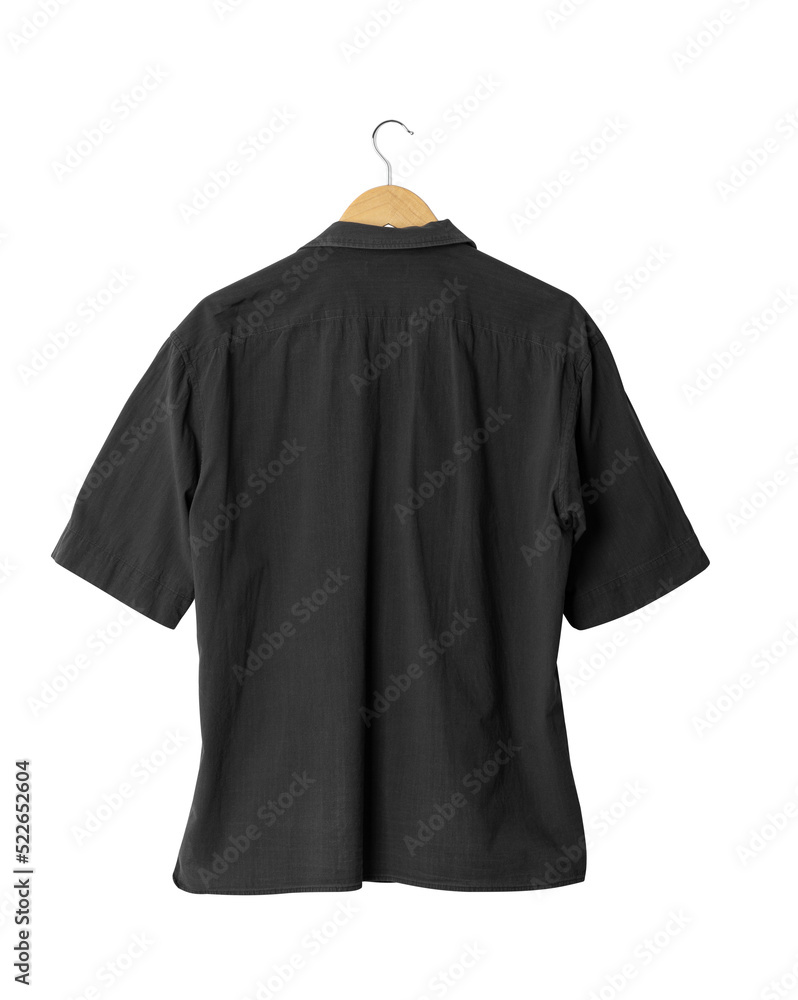 Black Shirt mockup hanging, Png file. Black Shirt mockup hanging, Png file.