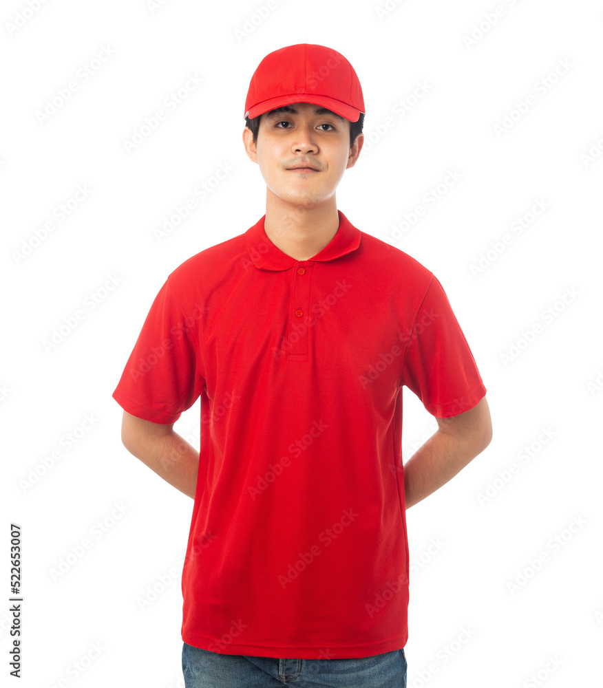 Asian delivery man with his boxes, Png file. Asian delivery man with his boxes, Png file.