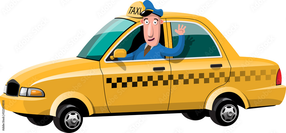Cartoon Taxi Driver Illustration Stock Illustration Adobe Stock cartoon-taxi-driver-illustration-stock-illustration-adobe-stock