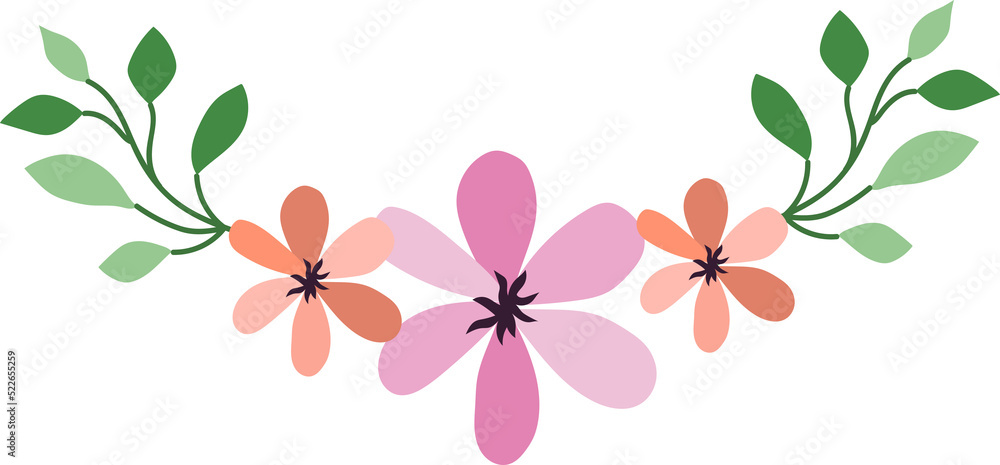 Obraz premium Flower frame for decorative
