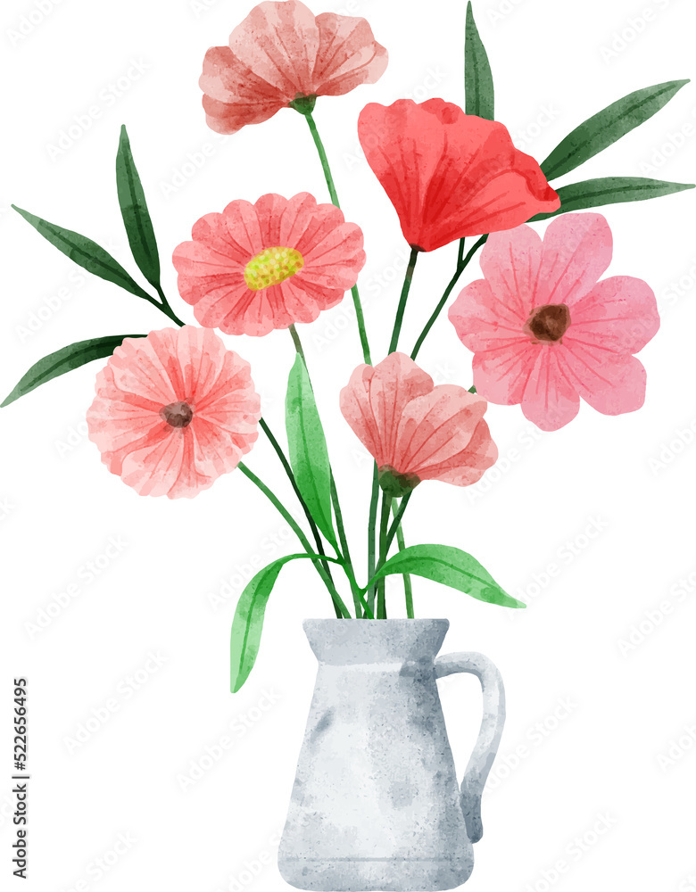Watercolor Flower Illustration
