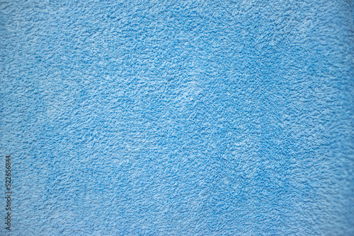 Blue towel close-up background