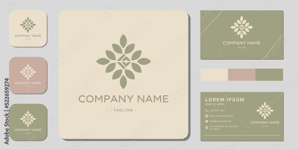 Nature leaf logo modern simple clean and minimalist design with creative double sided business card
Nature leaf logo modern simple clean and minimalist design with creative double sided business card