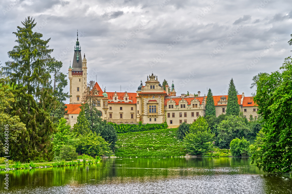 Pruhonice Castle near Prague in Czech Republic HDR photo Pruhonice Castle near Prague in Czech Republic HDR photo