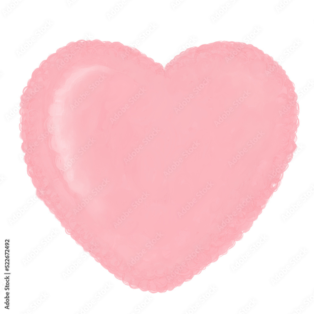 Cute Heart shape, Hearts shape  isolated, Hearts shape elements, Hearts shape Gouache Color.