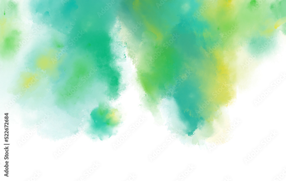 Watercolor painting colorful artistic illustration background