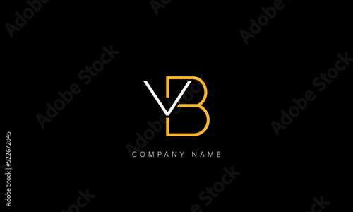 BY, YB Abstract Letters Logo Monogram