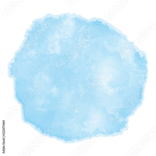 Blue watercolor brush , Splash, Stain.