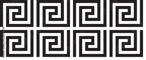 Seamless Greek Key luxury Background Pattern Texture