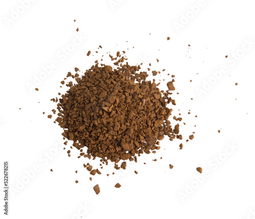 Coffee granules cutout, Png file.
